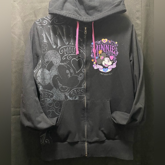 Disney Zip up black hoodie - Picture 2 of 2